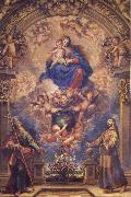 Francisco Rizi Virgin and Child with Sts.Philip and Francis oil painting on canvas
